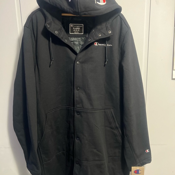 New! CHAMPION Long Winter Stadium Fleece Jacket Sizes Available in all sizes. - Picture 5 of 9